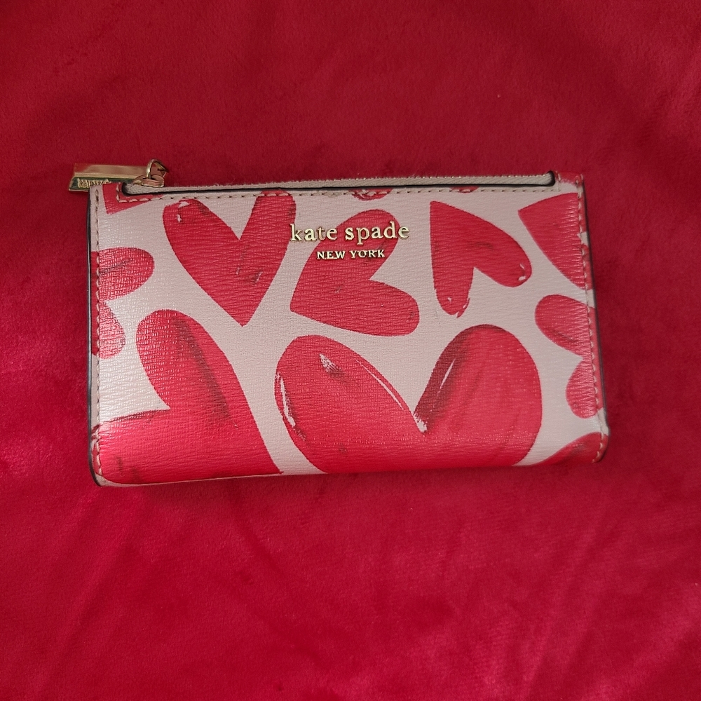 Kate Spade ❤ Heart Wallet Red & Pink - Picture 15 of 15